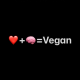 ❤️+🧠=Vegan