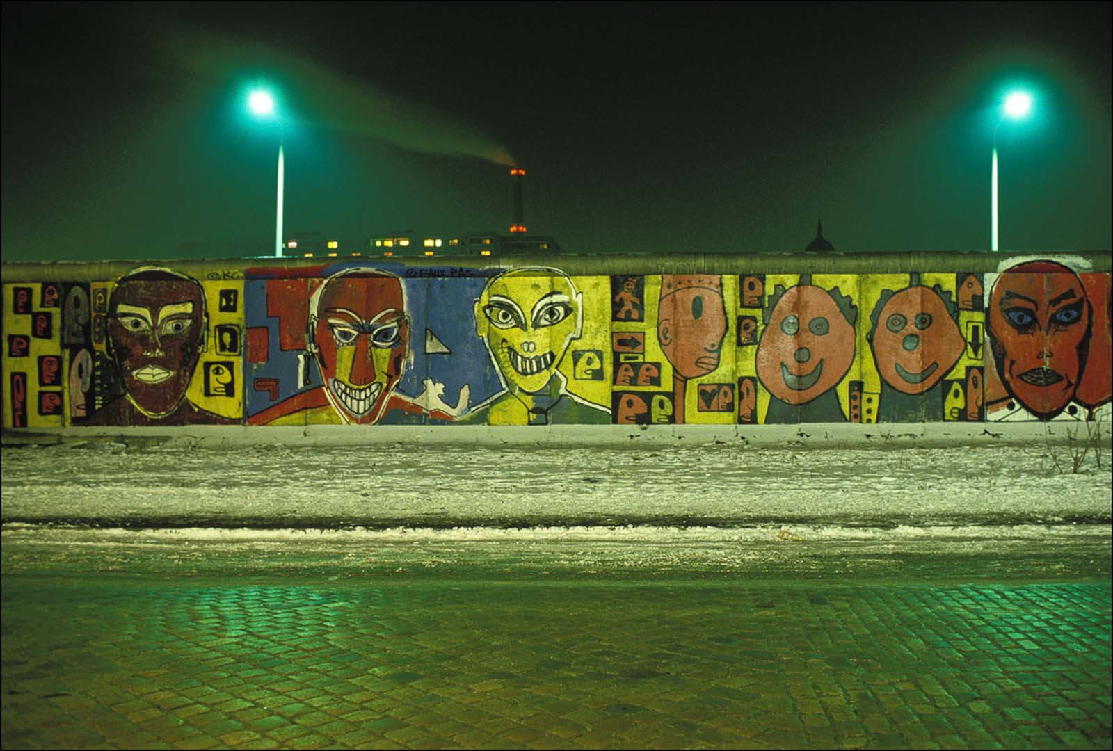 Berliner Mauer vor 1989 - West Berlin