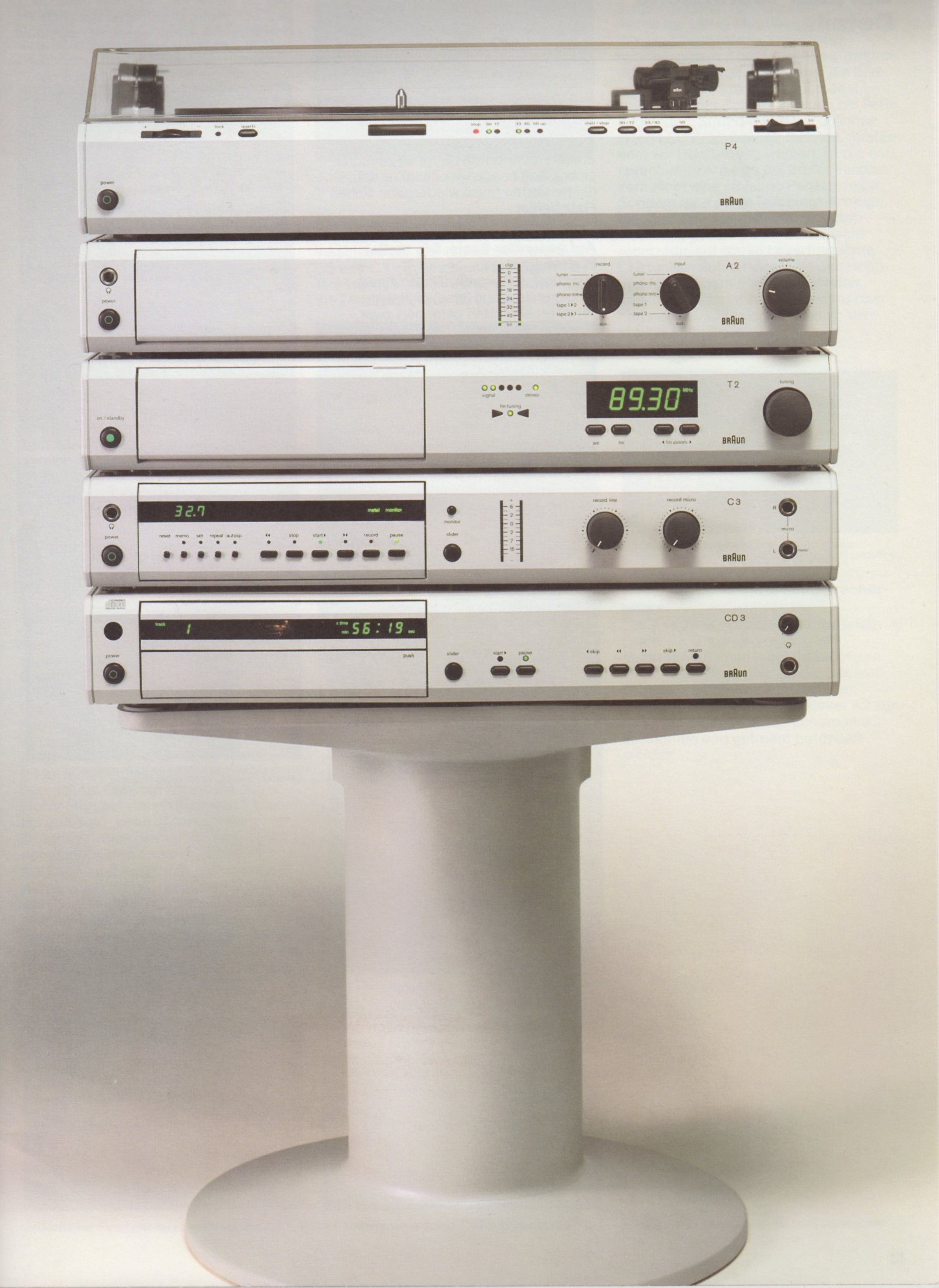 Braun HiFi-Anlage atelier 1980-1987