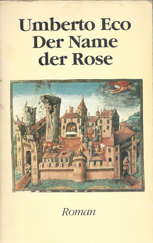 Buchcover 
Umberto Eco 
Der Name 
der Rose 
Roman 