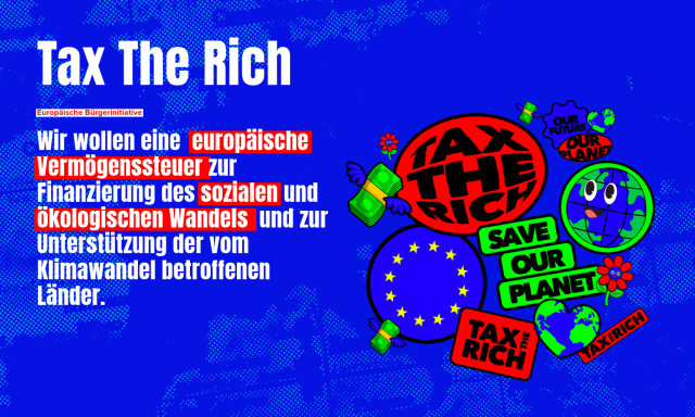 Grafik EU Bürgerinitiative - Tax The Rich