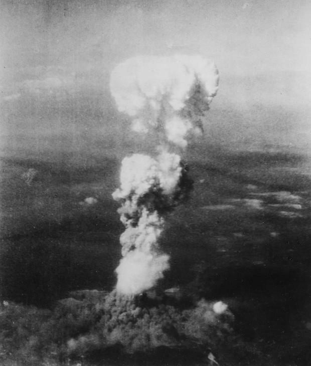 Atompilz über Hiroshima am 6. August 1945 