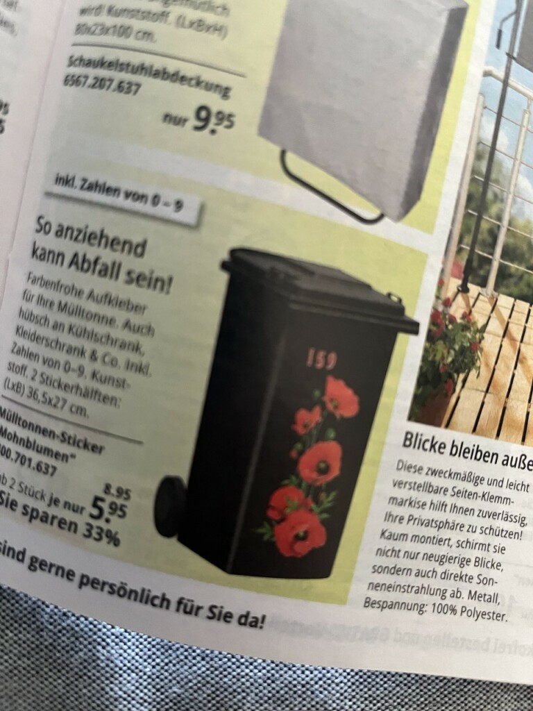 Abfall anziehen? Bitteschön 🤗