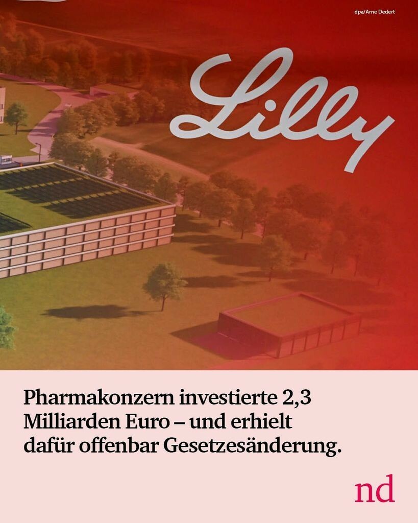 Pharmakonzern investierte 2,3 Milliarden Euro – und erhielt dafür offenbar Gesetzesänderung.