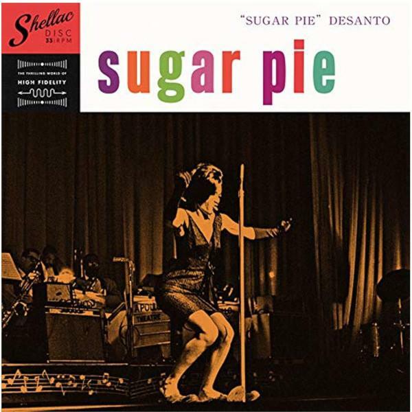 Plattenhülle 
Shellac DISC 33 RPM 
HIGH FIDELITY 
"SUGAR PIE" DESANTO 
sugar pie 