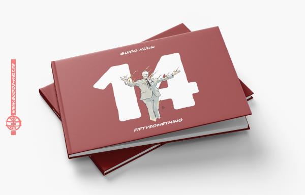 Digitales Mockup des kommenden Sammelbandes Fiftysomething No. 14