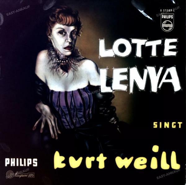 LP-Cover 
LOTTE 
LENYA 
SINGT 
kurt weill 
PHILIPS 