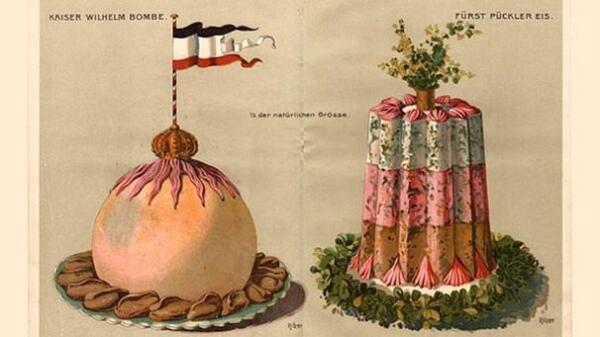 Kaiser-Wilhelm-Bombe (links) & Fürst-Pückler-Eis (rechts) 